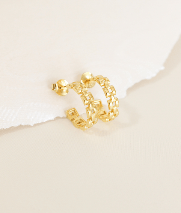 argollas de plata dorado
