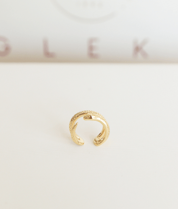 ear cuff a presion serpiente